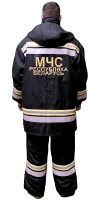 Боевая одежда пожарных без РПС (вид сзади)